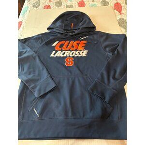 NIKE SYRACUSE LACROSSE SWEATSHIRT SIZE S DRI FIT